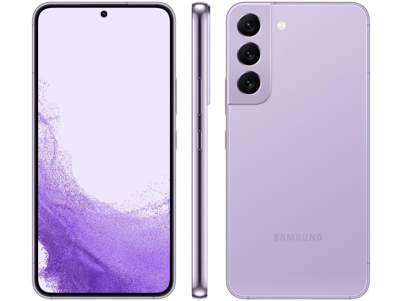 Smartphone Samsung Galaxy S22 256GB Violeta 5G - Octa-Core 8GB RAM